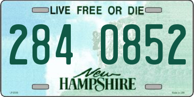 NH license plate 2840852