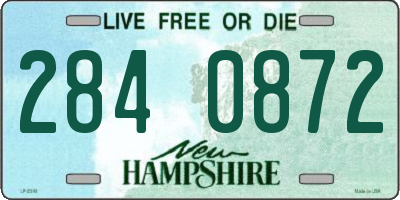 NH license plate 2840872