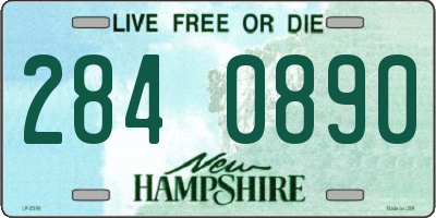 NH license plate 2840890