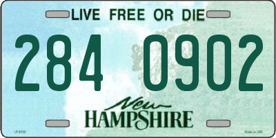 NH license plate 2840902