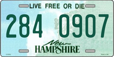 NH license plate 2840907