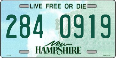 NH license plate 2840919