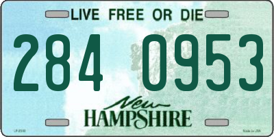 NH license plate 2840953
