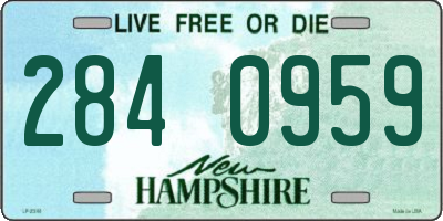 NH license plate 2840959
