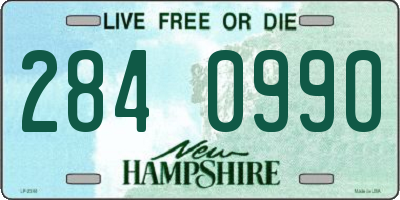 NH license plate 2840990