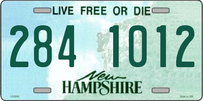 NH license plate 2841012