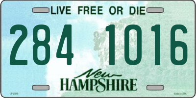 NH license plate 2841016