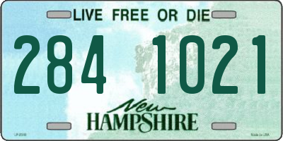 NH license plate 2841021