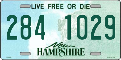 NH license plate 2841029