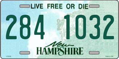 NH license plate 2841032
