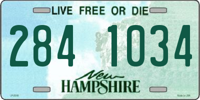 NH license plate 2841034
