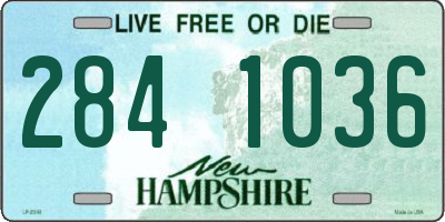 NH license plate 2841036