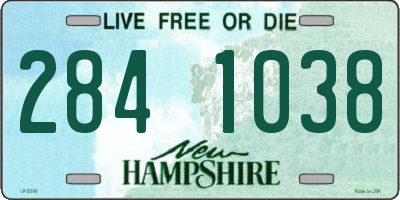 NH license plate 2841038