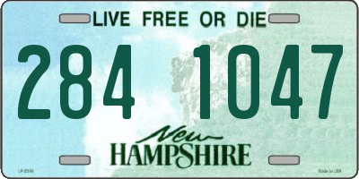 NH license plate 2841047
