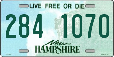 NH license plate 2841070