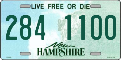 NH license plate 2841100