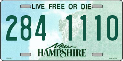 NH license plate 2841110