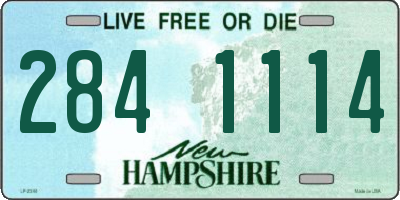 NH license plate 2841114
