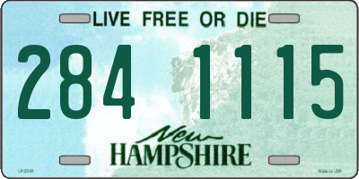 NH license plate 2841115