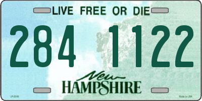 NH license plate 2841122