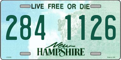 NH license plate 2841126