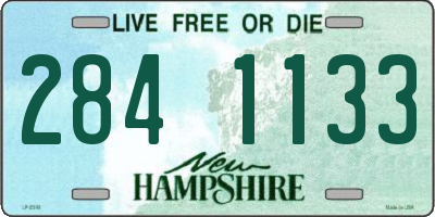 NH license plate 2841133