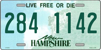 NH license plate 2841142