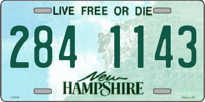 NH license plate 2841143