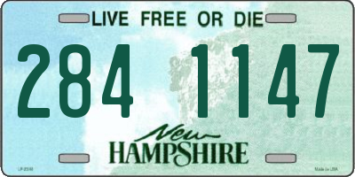 NH license plate 2841147