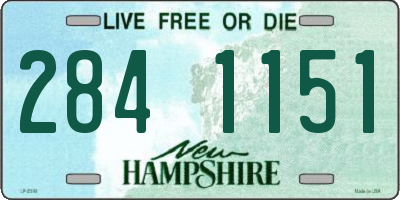 NH license plate 2841151