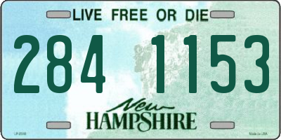 NH license plate 2841153