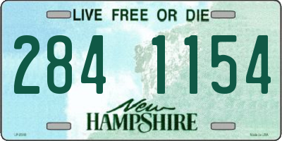 NH license plate 2841154