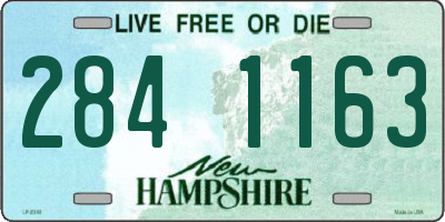 NH license plate 2841163