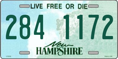 NH license plate 2841172
