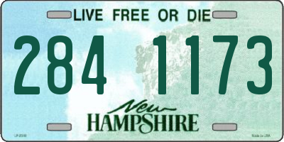 NH license plate 2841173