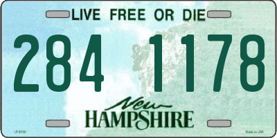 NH license plate 2841178