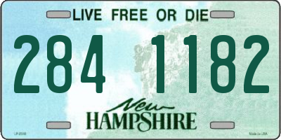 NH license plate 2841182