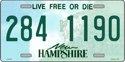 NH license plate 2841190