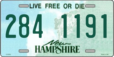 NH license plate 2841191