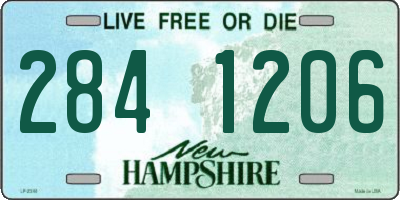 NH license plate 2841206