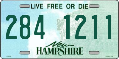 NH license plate 2841211