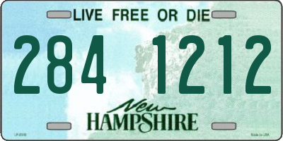 NH license plate 2841212