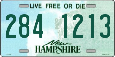 NH license plate 2841213