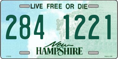 NH license plate 2841221
