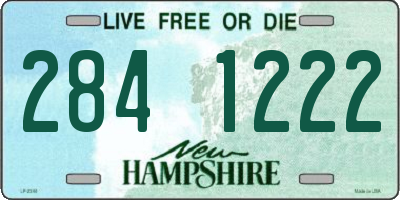 NH license plate 2841222