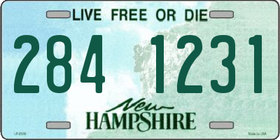 NH license plate 2841231