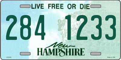 NH license plate 2841233