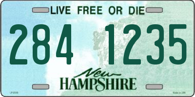 NH license plate 2841235