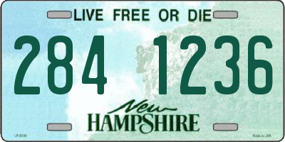 NH license plate 2841236