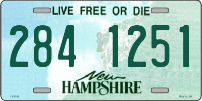 NH license plate 2841251